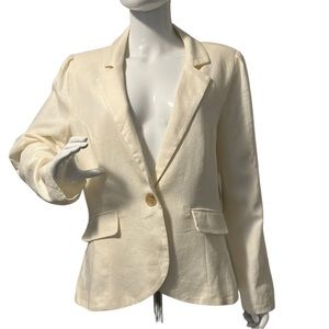 JustFab Ivory Blazer